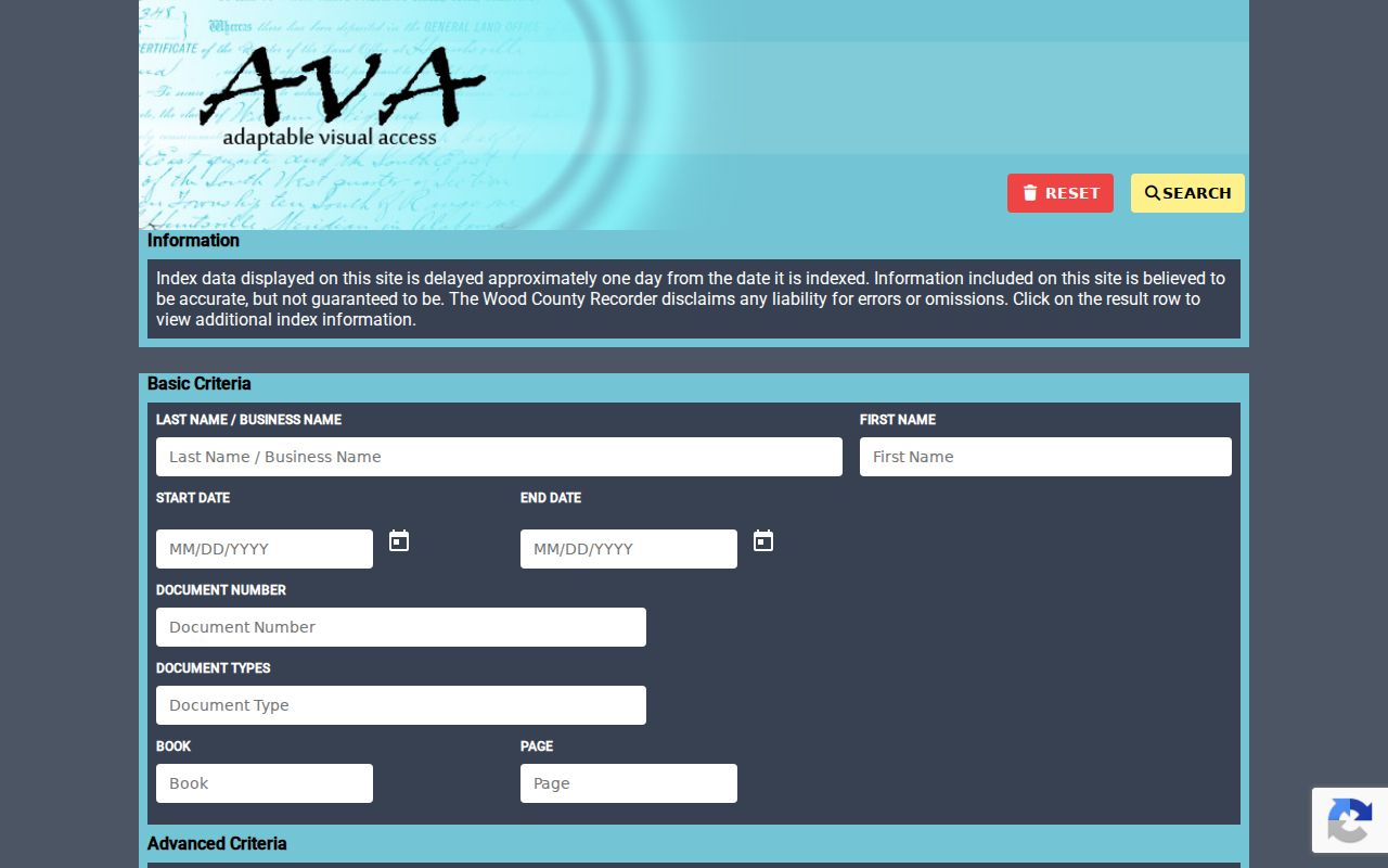 Bowling Green residents directory Wood County AVA recorded document search