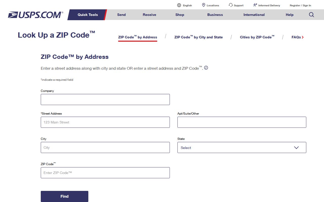 Bowling Green ZIP code postal lookup address check